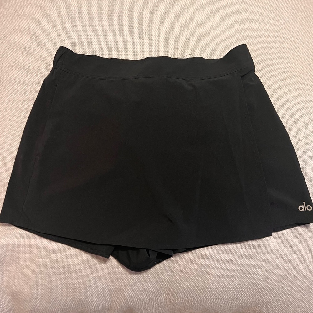 ALO Yoga Black Athletic Skort